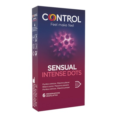 CONTROL SENSUAL INTENSE DOTS6P