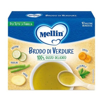 MELLIN BRODO DI VERDURE 10X8G