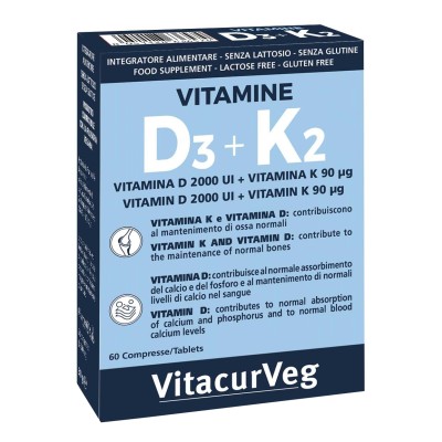 VITAMINE D3+K2 60CPR