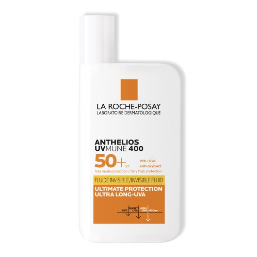 La Roche-Posay Anthelios UVmune 400 Fluido invisibile Senza Profumo Protezione Solare SPF50+ 50ml