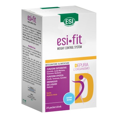 ESI FIT  Depura organismo integratore detox depurativo - 24 pocket drink