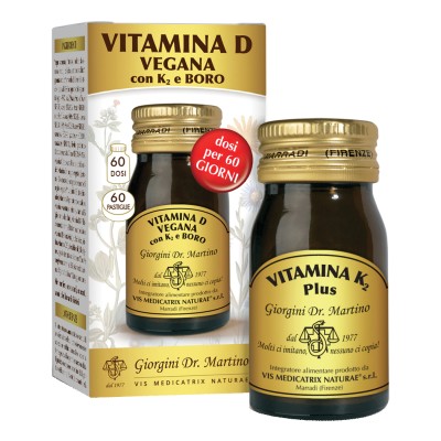 VITAMINA D VEGANA K2+BORO60PAS