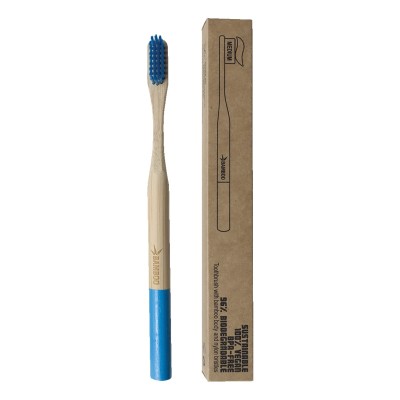 SPAZZOLINO BAMBOO MEDIUM BLU