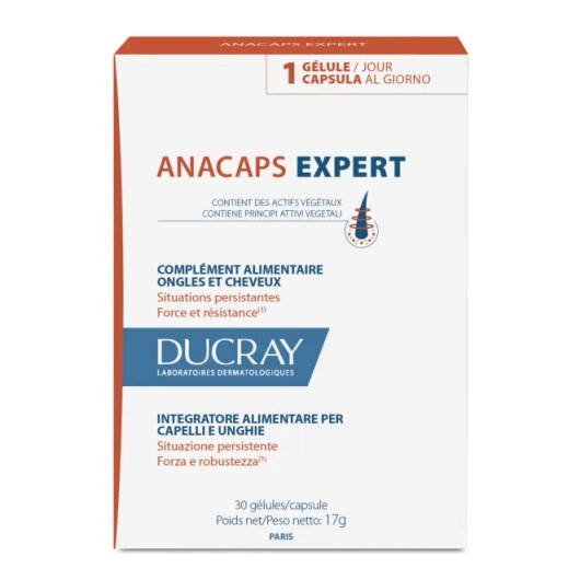 Anacaps Expert Integratore per Capelli Forti e Robusti - 90 Capsule