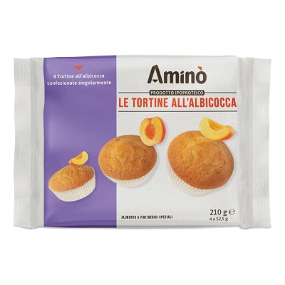 AMINO LE TORTINE ALBICOCCA 4PZ