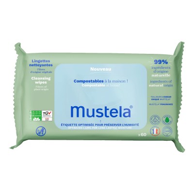 MUSTELA SALVIETTE COMPOST 60PZ