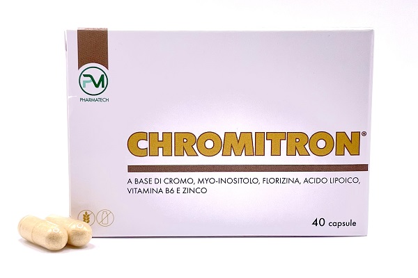Chromitron 40 Capsule da 700 mg - Integratore Per Il Controllo Della Glicemia - Immagine 3
