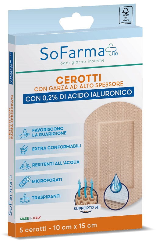 SF+ CER CICATRIZZANTE 10X15 5P