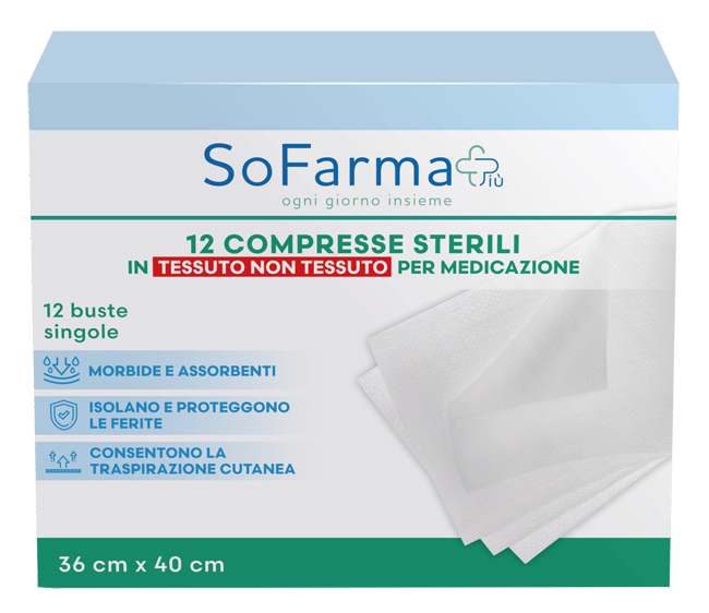 SF+ COMPRESSE TNT 36X40 12P