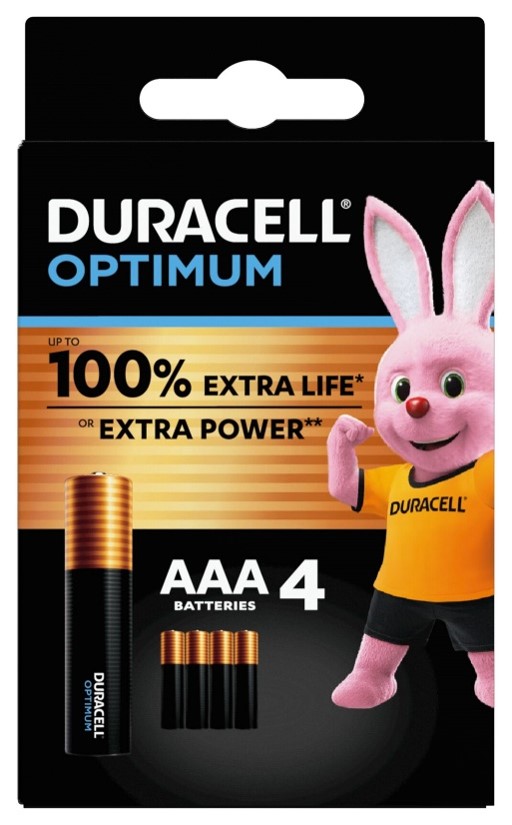 Duracell Optimum Aaa B4 4 Pile Blister - Immagine 12
