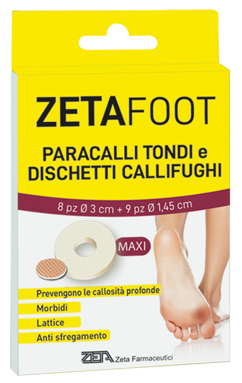 Zeta Foot Paracallo Tondo 8 Pezzi + Dischetto Callifugo 9 Pezzi - Immagine 2