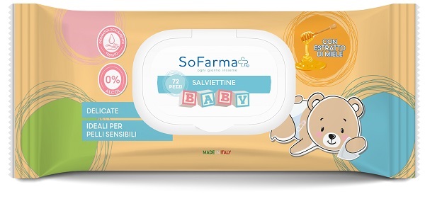 SF+ SALVIETTINE MIELE BABY 72PZ