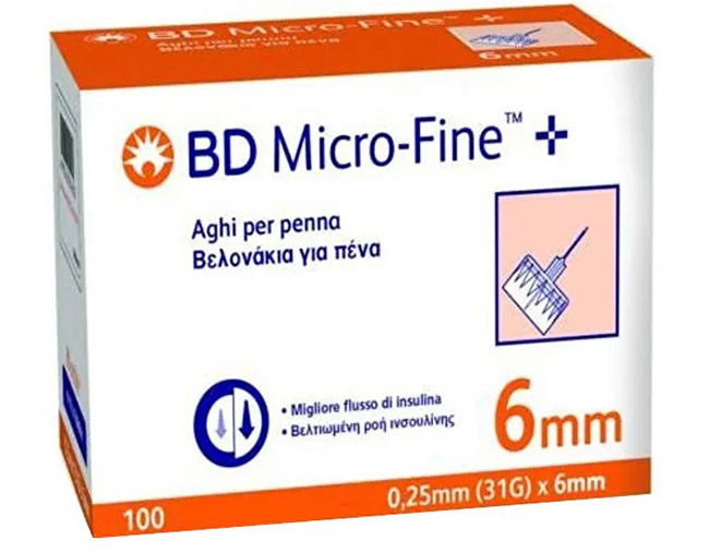 Corman Bd Microfine 100 Aghi 31G 6Mm - Immagine 6