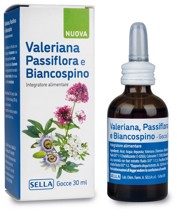 Valeriana Passiflora Biancospino 30 Ml - Integratore Per Il Sonno - Immagine 4