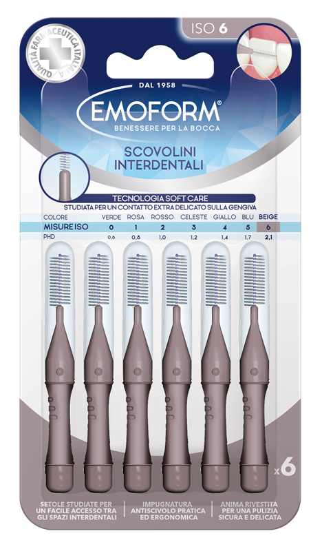 Emoform 6 Scovolini Interdentali ISO 6 - Beige - Immagine 5