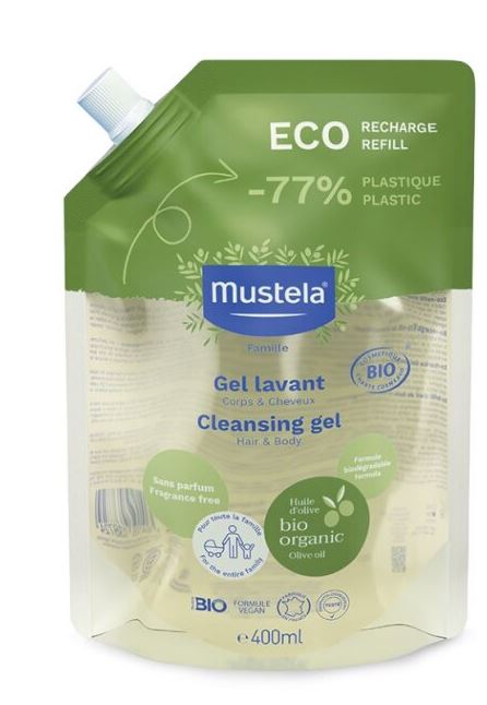 Mustela Bio Gel Shampoo Refill 400 ml - Immagine 7