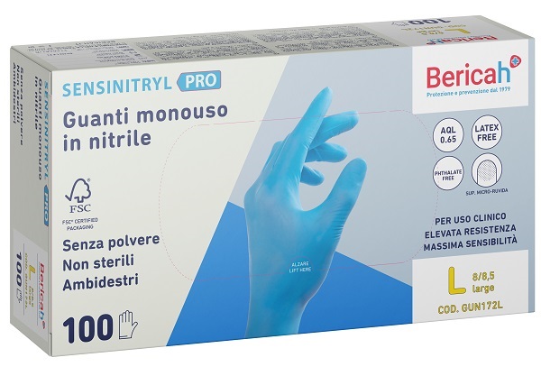 Guanti nitr l 100pz sensinit pro - Immagine 6