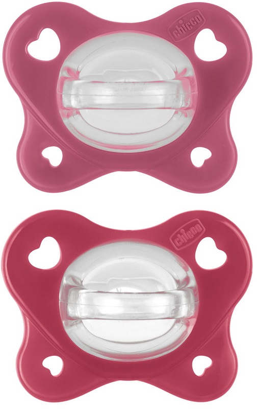 Chicco Dual Soft Succhietto Rosa 16-36 Mesi 2 Pezzi - Immagine 3