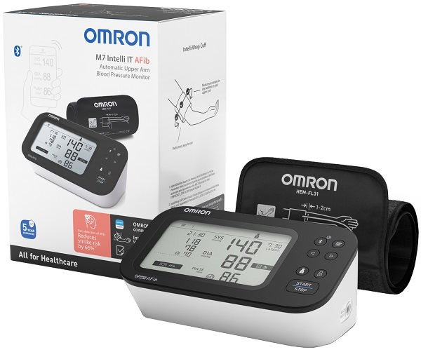 Omron Misuratore Di Pressione M7 Intelli It Afib Per La Parte Superiore Del Braccio - Immagine 3