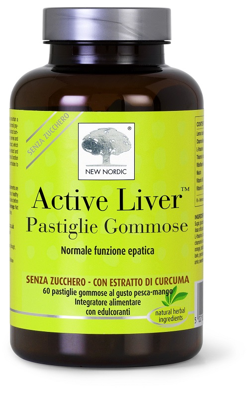 New Nordic - Active Liver 60 Pastiglie Gommose Senza Zucchero - Immagine 3