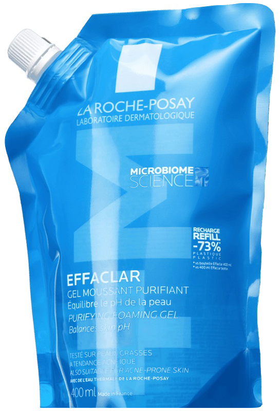 La Roche Posay-Phas (L'oreal) Effaclar Gel Det.refill*400Ml - Immagine 4