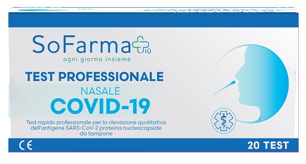 Sofarma Test Antigenico Rapido Covid-19 Sofarmapiu' Nasale Per Rilevazione Antigeni Confezione Da 20 Pezzi - Immagine 4