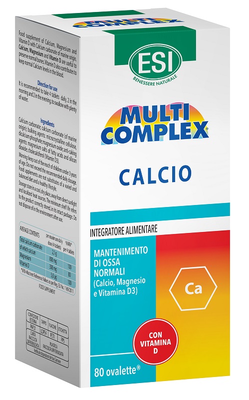 Esi Srl Integratore Esi Multicomplex Calcio, 80 Ovalette - Immagine 6