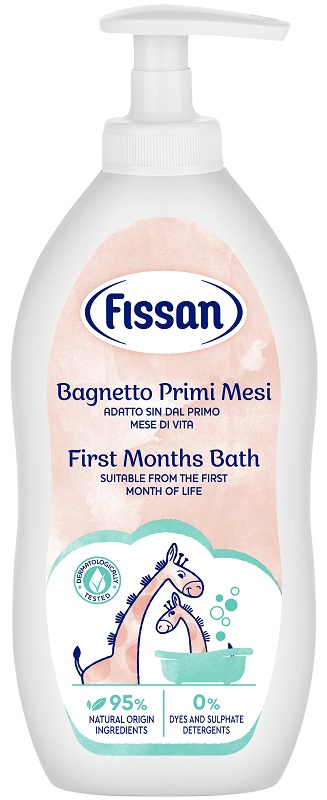 FISSAN Bagnetto Primi Mesi - Bagnoschiuma Delicato Idratante pH Fisiologico per Neonati e Bambini 400 ml - Immagine 5