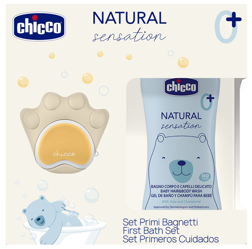 Chicco Natural Sensation Set Detergente 200 Ml + Spugna - Immagine 6