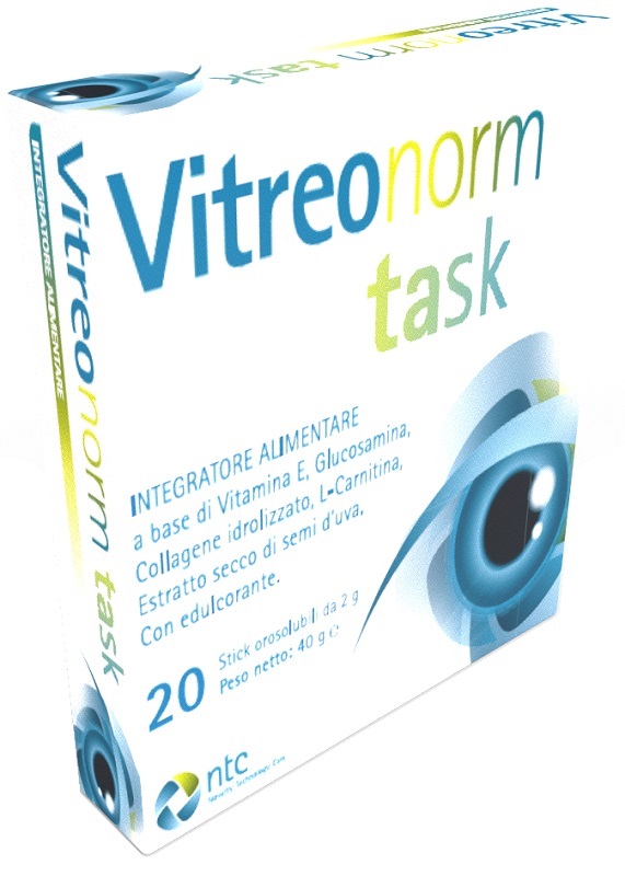 Ntc Rossa Integratore Vitreonorm Task Benessere Occhi, 20 Stick - Immagine 3