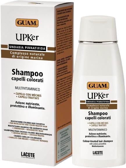 Fanghi D'alga Guam Guam Upker Shampoo Capelli Colorati Per Protezione Colore E Luminosità 200 Ml - Immagine 3