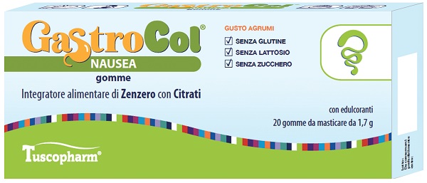 Gastrocol Nausea Gomme Gusto Agrumi 34 gr - Integratore per la nausea e la digestione - Immagine 3