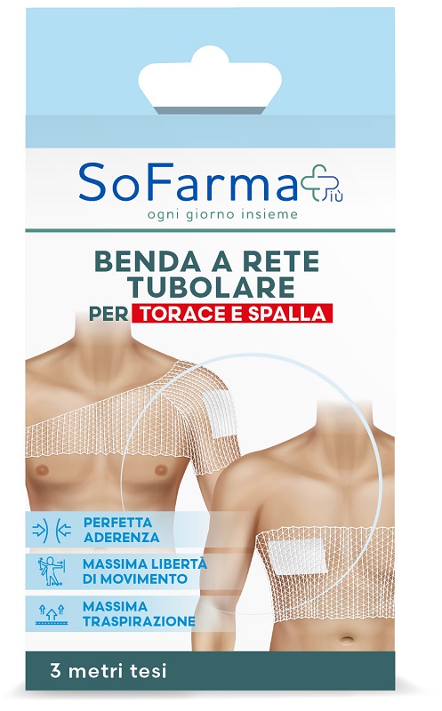 RETE ELASTICA TORACE SPALLA SF+
