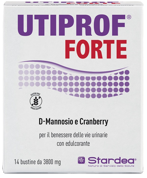 Utiprof Forte 14 Bustine - Integratore per le vie urinarie e il drenaggio dei liquidi - Immagine 3