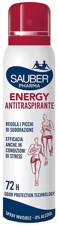 Italsilva Commerciale Srl Sauber Deo 72 H Energy Antitraspirante Spray 150 Ml - Immagine 2