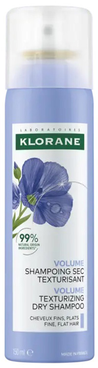 KLORANE Shampoo Secco Volumizzante al Lino Per Capelli Fini E Piatti 150 ml - Immagine 8