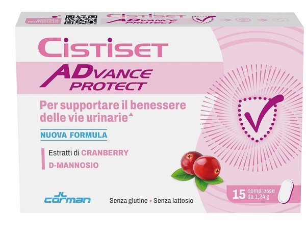 Corman Spa Integratore Cistiset Advance Protect Vie Urinarie, 15Cpr - Immagine 3