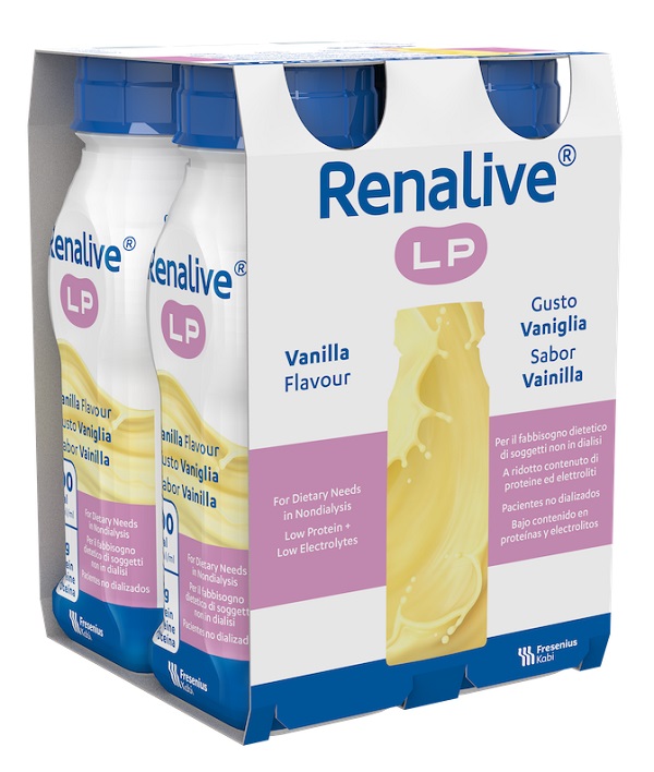 Fresenius Kabi Renalive Lp Vaniglia Integratore Nutrizionale Per Malattia Renale 4 Flaconi Da 200 Ml - Immagine 4