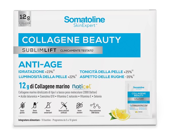 Somatoline Unisex Integratori Collagene Beauty Sublimlift Bustine 10Pz - Integratore Pelle - Immagine 3