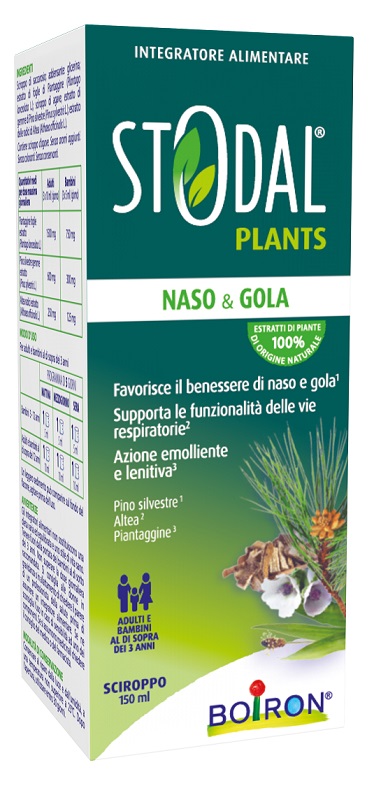 Stodal Plants Naso E Gola Sciroppo 150 Ml Senza Glutine Naturalmente Privo Di Lattosio - Immagine 8