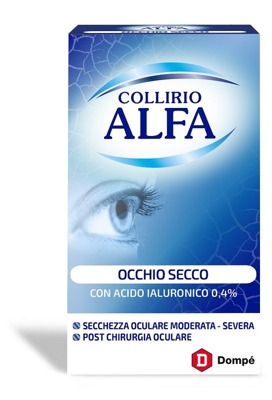 Dompe' Farmaceutici Spa Collirio Alfa Occhio Secco 10 Ml - Immagine 5