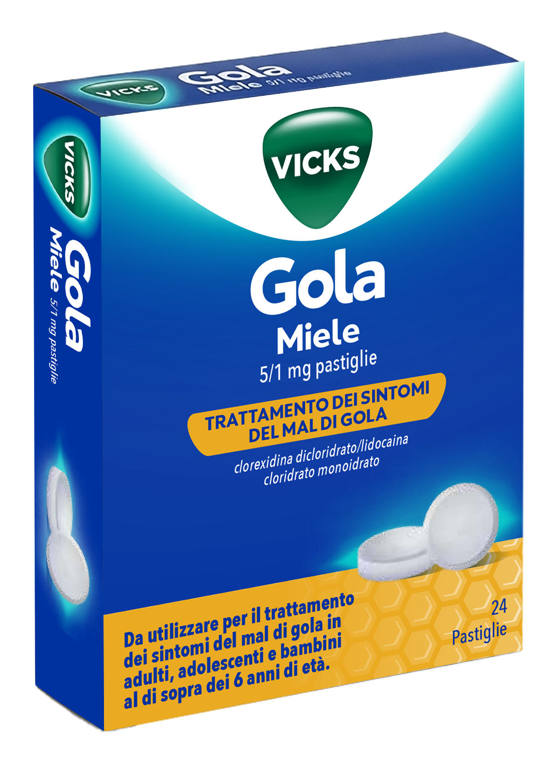 Procter & Gamble Srl Vicks Gola 24 Past.miele - Immagine 5