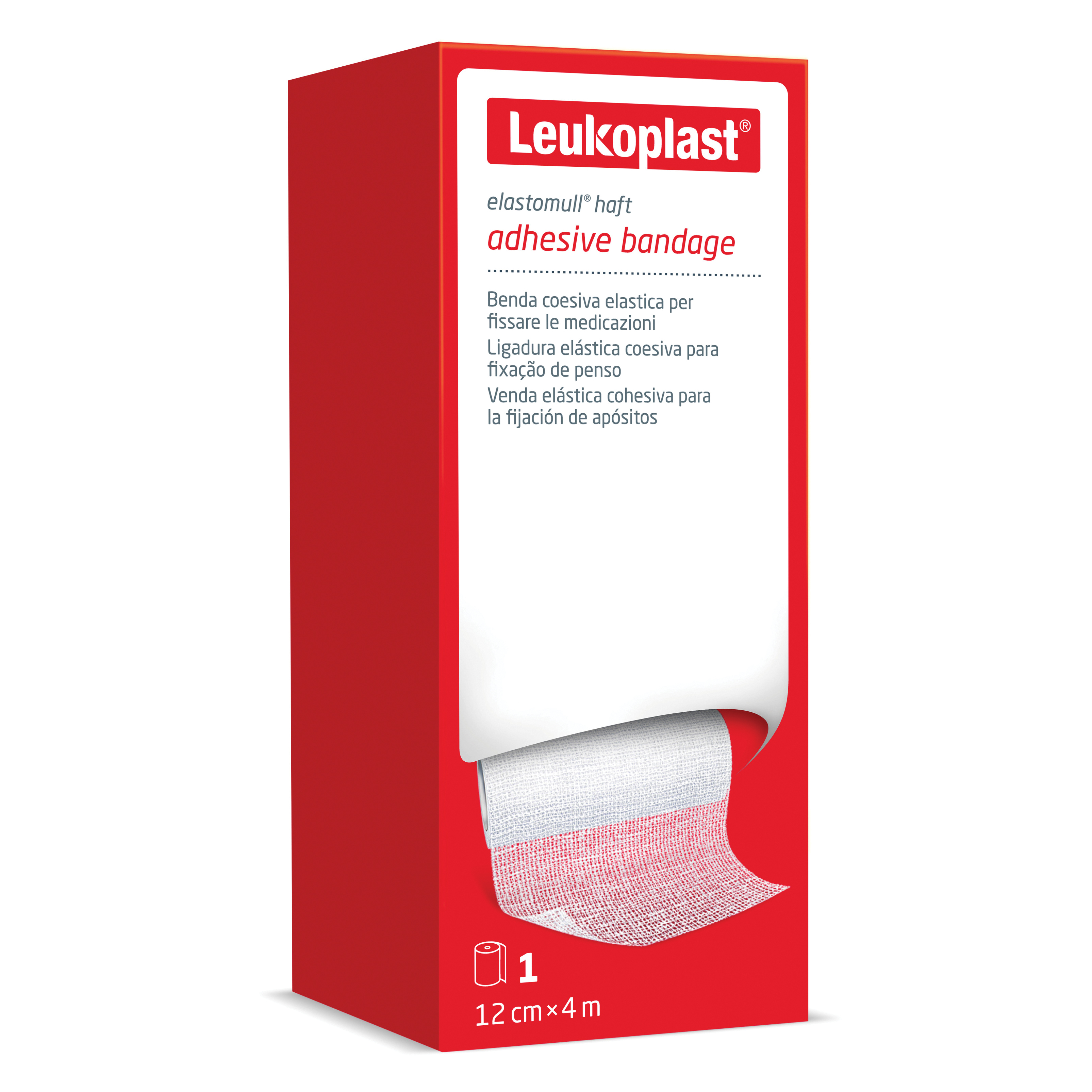 Essity Benda Elastica Autoadesiva Elastomull Haft Compressione Forte 12 X400 Cm - Immagine 2