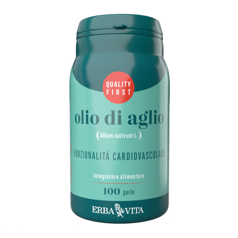 Erba Vita Olio Di Aglio Integratore Per Il Cuore 100 Perle - Immagine 4