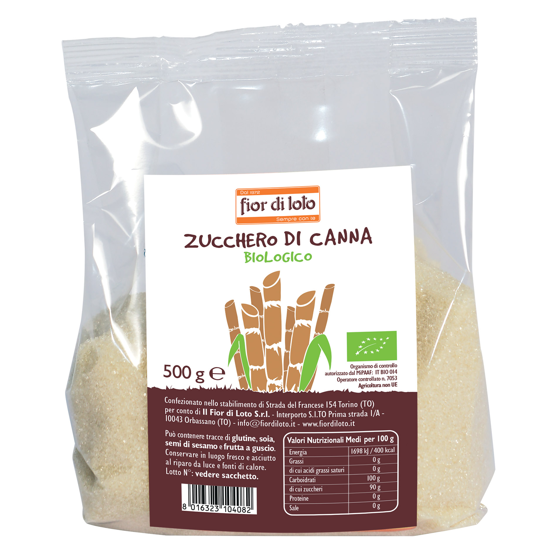 Biotobio Zucchero Di Canna Bio 500 G G - Immagine 8