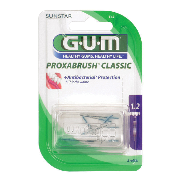 Gum Proxabrush Classic 512 Scovolini 1,2 Mm 8 Pezzi - Immagine 4