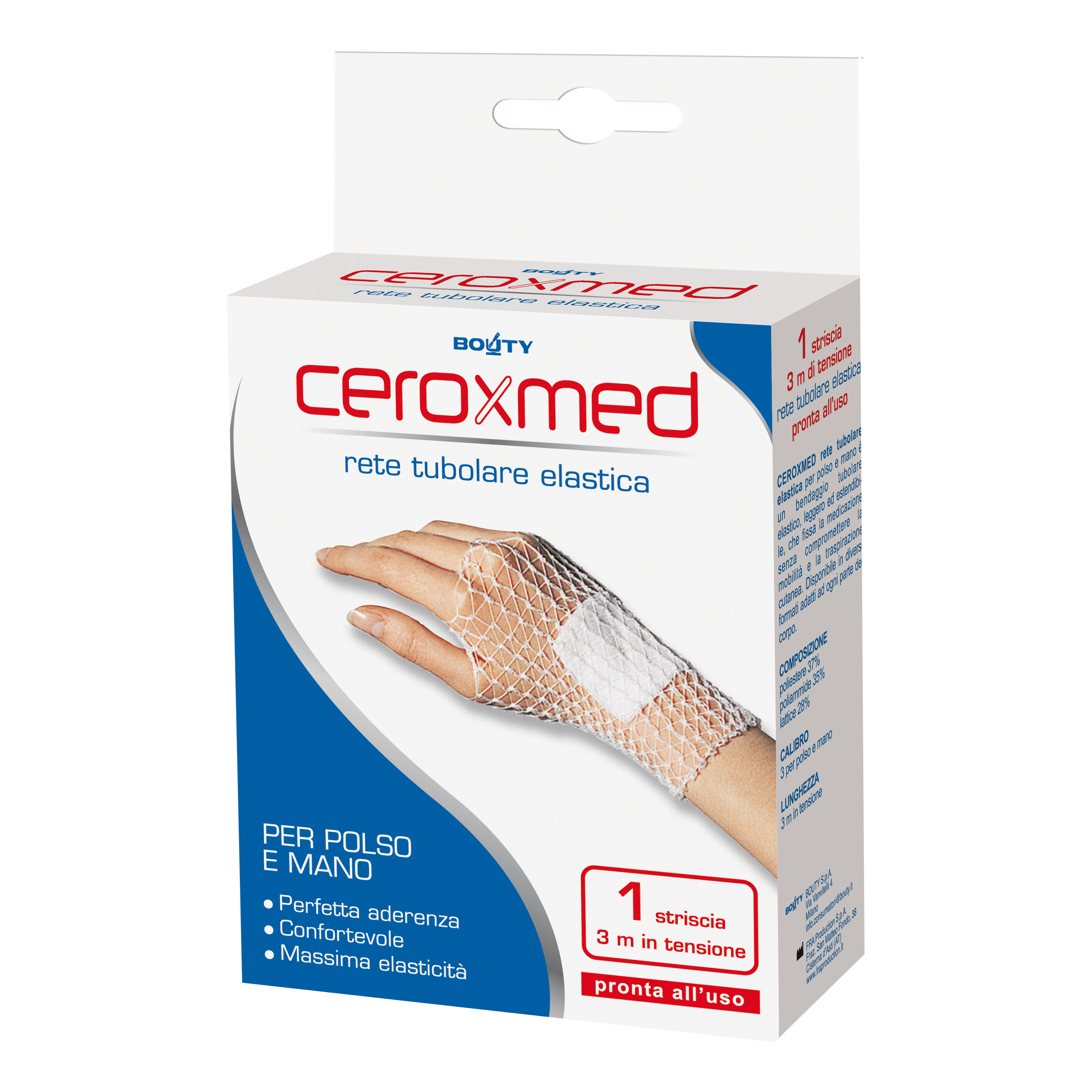 Ceroxmed - Nova Argentia Ind. Farm Rete Tubolare Mano/Polso 3 M 1 Pezzo - Immagine 4