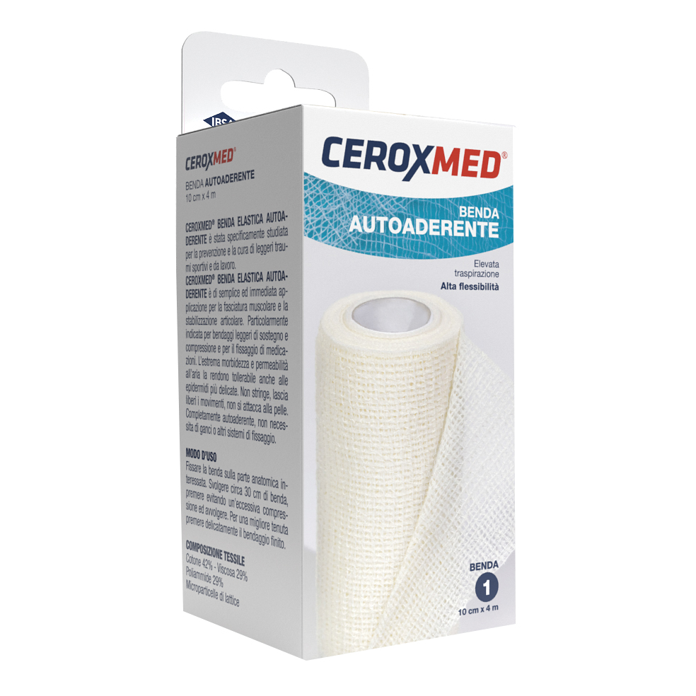 Ceroxmed - Nova Argentia Ind. Farm Benda Elastica 10X400 Cm 1 Pezzo - Immagine 4