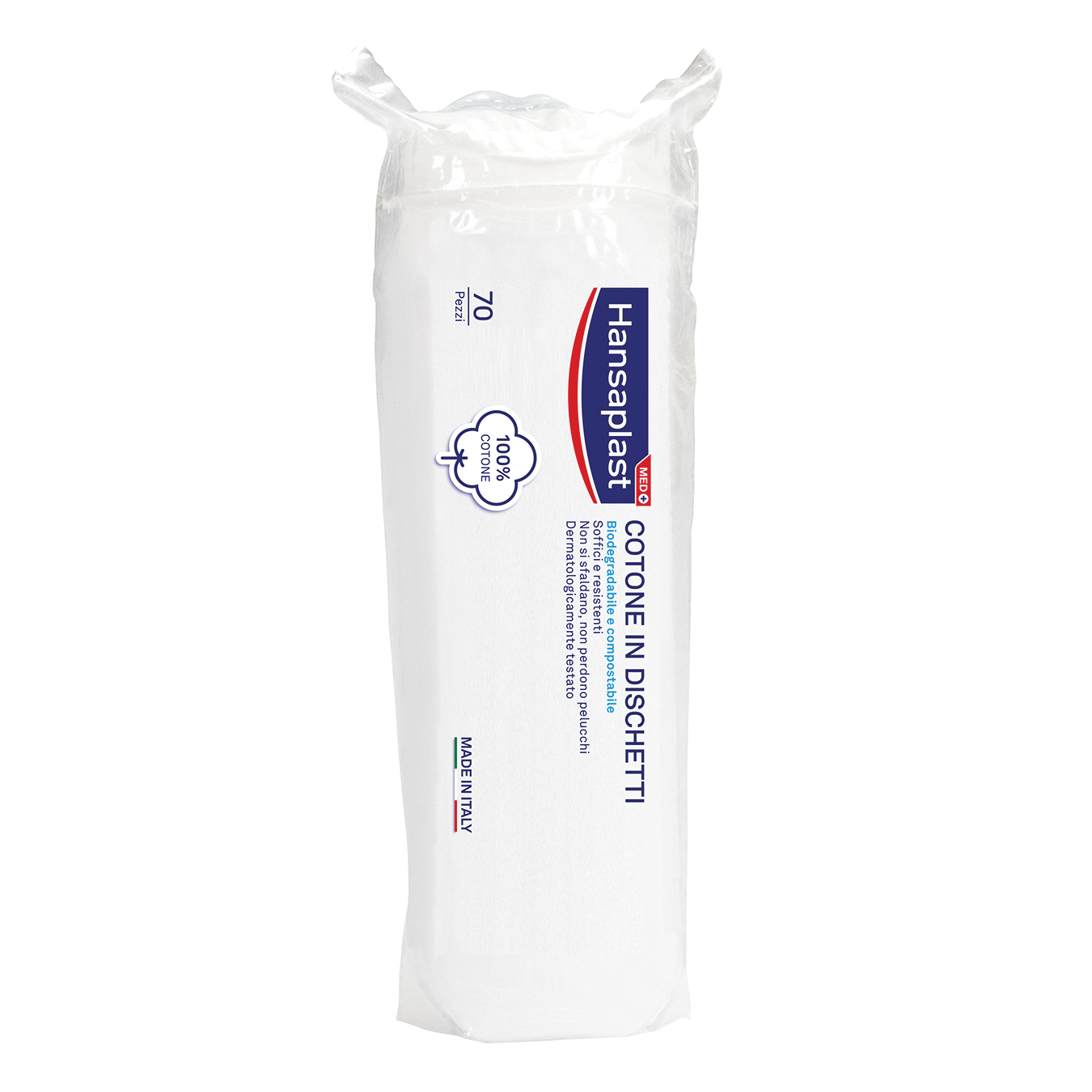 Hansaplast Cotone Idrofilo Carres 70 Pezzi Pretagliati - Immagine 3