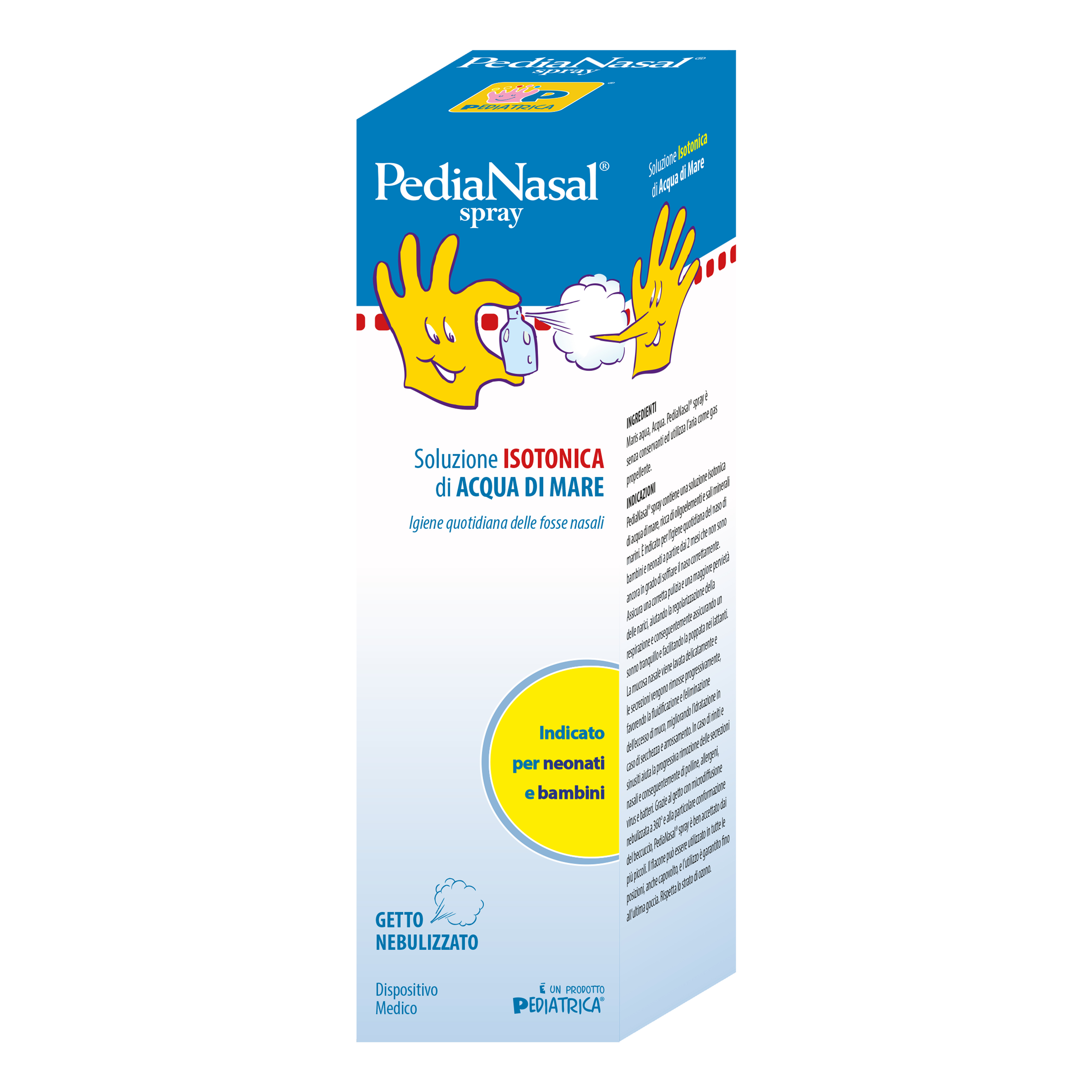 PEDIATRICA SPECIALIST Pedianasal Spray 100 ml - Soluzione isotonica di acqua di mare - Immagine 3